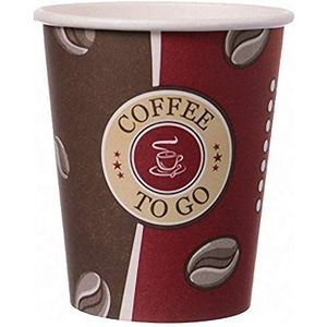 1000 stuks. Koffiemok Topline,""Coffee to go"", karton gecoat, 8 oz, 200 ml