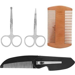Baard Kam - Opvouwbare Kam - Baard Vormgeven Styling Kit - Voor Salon en Thuis