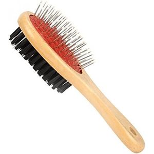 DieffematicSZ kam Beauty Comb With Wooden Handle Dual Purpose Comb Brush Double Side Needle Comb