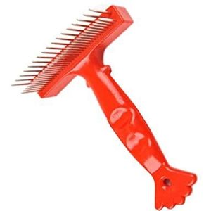 DieffematicSZ kam Hair Removal Open Knot Comb Stainless Steel Needle Brush Hairdressing Hair Smoothing Comb