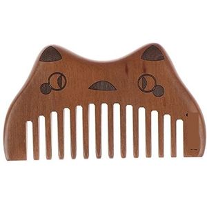 DieffematicSZ kam Portable Massage Comb Wood Comb Antistatic Cathair Comb