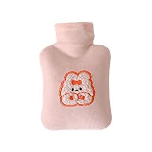 DieffematicRSD Warmwaterkruik Cartoon Hand Warm Water Fles Mini Draagbare Warmwaterkruiken Handwarmer Water vullen Hotwater (Color : Beige)