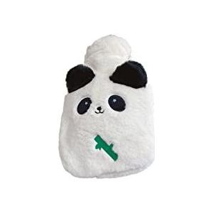 DieffematicRSD Warmwaterkruik Hot Water Fles for Bed Pluche PVC Leuke Herbruikbare Hand Voet Buik Warmer Draagbare Hot Water Zakken Pouch Gift (Color : White)