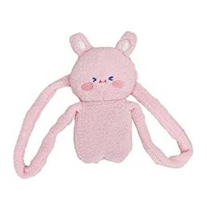 DieffematicRSD Warmwaterkruik Nieuwe Rugzak Warmwaterkruik Creatieve Schattige Konijn Beer Warmwaterzak for Maag Hand Lichaam Terug Warme Draagbare Winter Verwarmde Tas (Color : Pink)