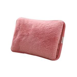DieffematicRSD Warmwaterkruik Elektrische warmwaterzakwarmer Heat Pack Leuke oplaadbare veiligheid Konijnenbont Herbruikbare warmwaterkruik Plug Hand (Color : Pink)