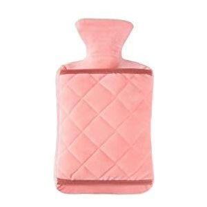 DieffematicRSD Warmwaterkruik Heetwaterkruiken Verwijderbare stoffen hoes Verdikte explosieveilige warme buik Watervulling Water Warme handtas Verwarmingsproducten (Color : Pink)