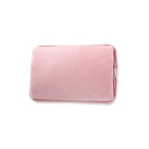 DieffematicRSD Warmwaterkruik Heetwaterzak Handwarmer Herbruikbare opladen Elektrische warmwaterkruik Met de hand geplaatste warmwaterzak met slimme oplader (Color : Pink)