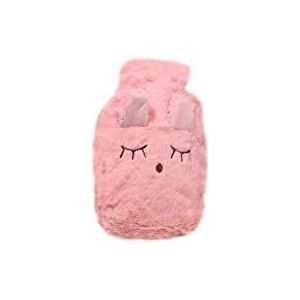 DieffematicRSD Warmwaterkruik Warmwaterkruik Warmwaterkruik Met Leuke Cartoon Pluche Zachte Dierlijke Vorm Covers Handwarmer Winter Benodigdheden (Color : Pink)