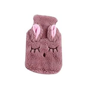 DieffematicRSD Warmwaterkruik Winterkonijn Warmwaterkruik Leuke waterinjectie Warmwaterkruik Herbruikbare handwarmerzak kan in de klas worden gebruikt (Color : Brown)