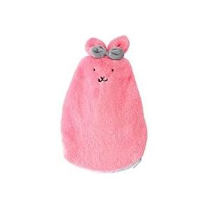 DieffematicRSD Warmwaterkruik Watervullende Heetwaterzak PVC Stress Pijnbestrijding Therapie Warmwaterkruik Met Zachte Leuke Gezellige Hoes Handwarmer Winter Artifac (Color : Red)