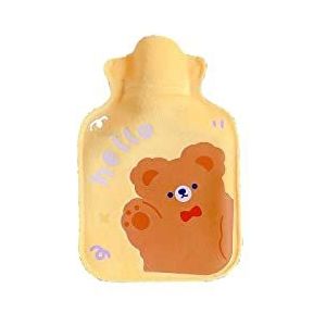 DieffematicRSD Warmwaterkruik Warmwaterzak Zachte warmwaterkruik Draagbare warmwaterkruik Winter Body Hand Voetwarmer Opwarmzak for dames en kinderen (Color : Yellow)