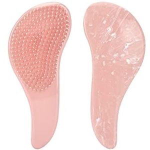 DieffematicSZ kam Textured Soft Tooth Hair Without Knotting Hairdressing Comb Plastic Comb