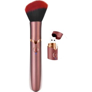 Deco by Machiels- Make Up Brush Vibrator - Electric Make-up Brush - G-Spot - 10 Standen - Beauty Tool Vibrator - ZWART