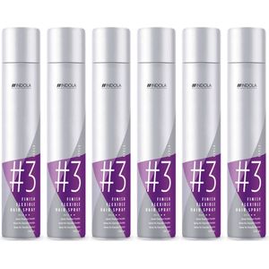 Indola Finish Flexible Hairspray - 6x500ml