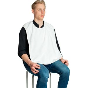 Slabbetjes - Waterdichte Slab voor Volwassenen - Badstof - Met Drukknopen