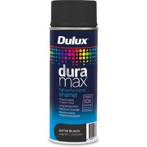 Dulux - Duramax - Spuitlak - Sneldrogend - Kleurbehoudend - Hoge dekking - Zijdeglans Zwart