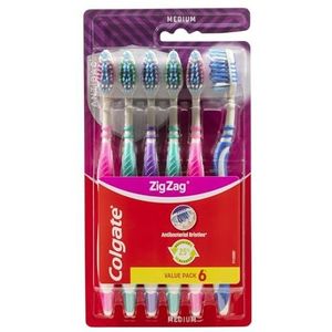 Colgate Zig Zag tandenborstel, interdentale reiniging, 6 stuks