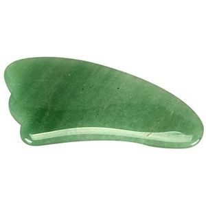 Groene set gereedschap facelift massage kristal energie steen traditionele schraper set voor lichaam massager 1 stuk (kleur: 11cm-01)