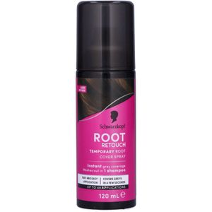Schwarzkopf - Root Retouch - Haarspray - Donkerbruin - Lichte Formule