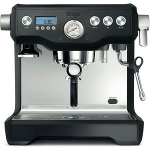 Sage Espressomaschine the dual Boiler black Truffle, Espressomaschine, 2,5 l, Gemahlener Kaffee, 2200 W, Schwarz