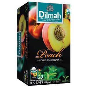Dilmah - Perzik Thee - 20 Stuks - Vruchtenthee
