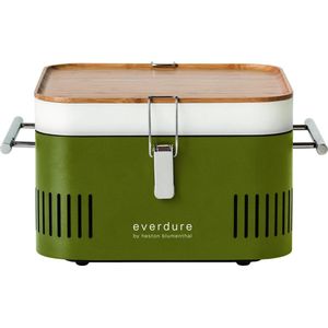 Houtskoolbarbecue Cube - Khaki - Everdure