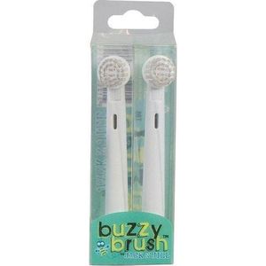 Jack NJill Vervangborstels Buzzy Brush 2 Stuks Wit