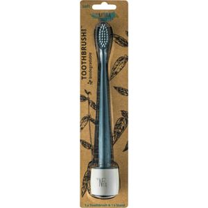 Natural Family CO. Bio Toothbrush & Stand - Monsoon Mist