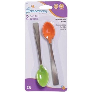 Dreambaby 2 Soft Tip Spoons (4+ Months)  2 stk.