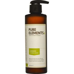 Pure Elements Linseed Calming Potion 200ml | Natuurlijke haarlotion voor beschadigd en gekleurd haar