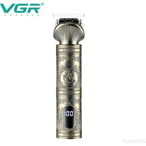 VGR Professionele 6-in-1 Baardtrimmer Set - Draadloze Tondeuse voor Heren: Scheerapparaat, Bodygroomer, Neustrimmer en meer