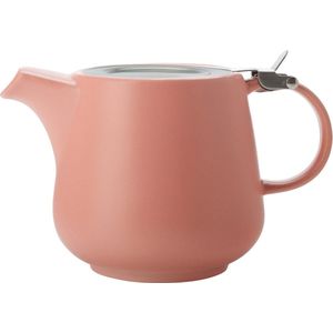Maxwell & Williams AY0349 theepot koraal 1200 ml, serie Tint - porselein, roestvrij staal klassiek - zeef