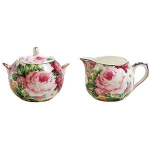 Maxwell & Williams Royal Old England - Melk en Suikerset - Rambling Rose