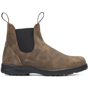 Blundstone, Rustieke bruine leren laarzen Bruin, Heren, Maat:42 EU