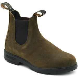 Blundstone Unisex 1615 Original Waxed Suede Dark Olive-Schoenmaat 38