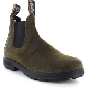 Blundstone, Heren Enkellaarzen Olijfgroen Aw 23 Groen, Heren, Maat:42 EU