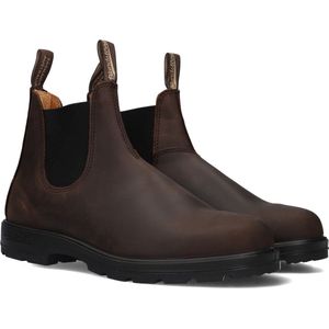 Blundstone, Leren Enkellaarzen Bruin & Zwart Bruin, Heren, Maat:42 EU