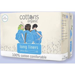 Cottons Panty Liners Ex.lang 32 Pcs