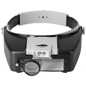 LED Hoofdband Vergrootglas met Juwelier Loep - 1.5x, 3x, 8.5x & 10x LED Hoofdband Vergrootglas met Juwelier Loep - 1.5x, 3x, 8.5x & 10x