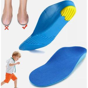 Inlegzolen - Orthopedische Middenvoet Steunkussens - Steunzolen Tegen Platvoeten - Blauw - 1 paar