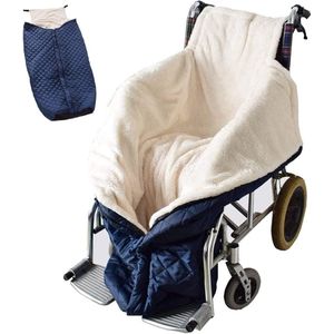 Rolstoel Deken - Voetenzak - Wind- en Waterdicht - Fleece Gevoerd - Lichtgewicht