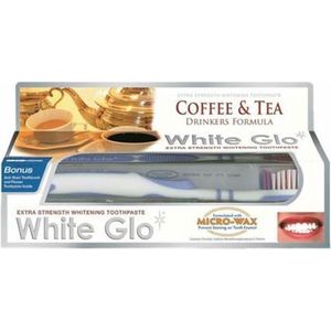 White Glo - Tandverzorgingsset - Whitening Tandpasta - Actieve Koolstof