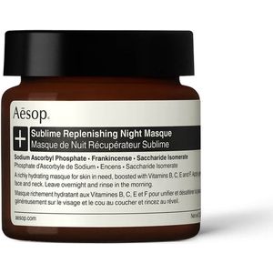 Aesop - Sublime Replenishing Night Masque - Gezichtsmasker - Natuurlijke Ingrediënten