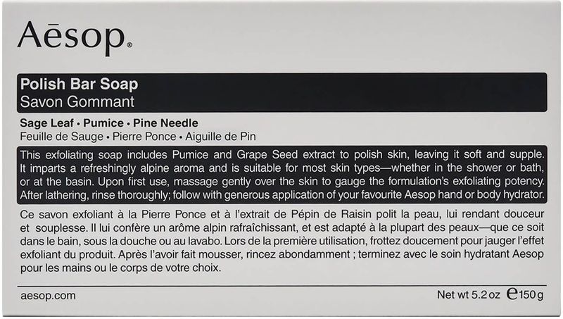 Aesop - Scrubzeep - Puimsteen - Druivenpitextract - Fris