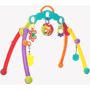 Playgro Fold and Go Playgym - Babygym - acitiviteitengym - Speelgoed Baby - Babyspeelgoed - Pasgeboren baby speelgoed - Ontwikkeling Baby - Kraamcadeau - 5 afneembare hangspeeltjes