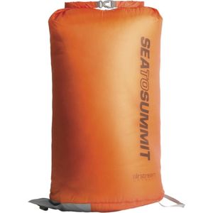 sea to summit air stream 20 dry bag met inflator orange