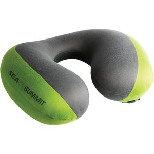 Sea to Summit Aeros Pillow Premium Traveller Kampeerkussen - Opblaasbaar Nekkussen - Groen