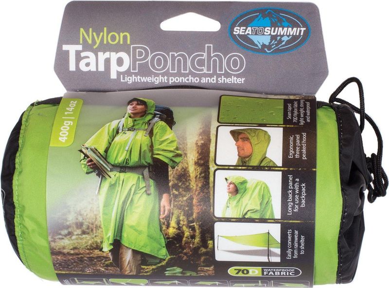 Sea To Summit - Nylon Tarp Poncho - Royal Blue - Lichtgewicht Waterdicht Nylon