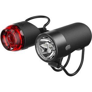 Knog Verlichtingsset Plug 10/250 Lumen Zwart 3-delig