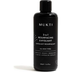 Mukti Organics - Default Brand Line 2 in 1 Resurfacing Exfoliant Gezichtsscrub en -peeling 100 ml